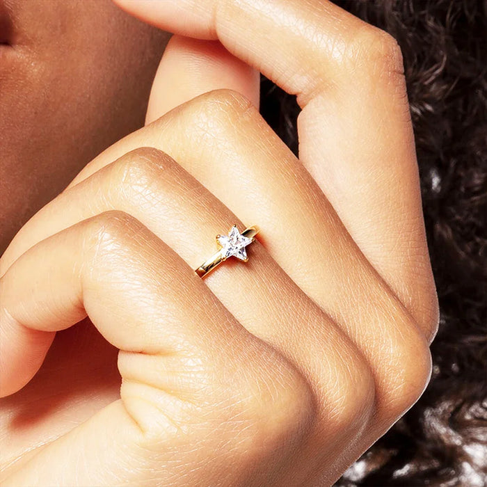 925 Sterling Silver Magical Star Ring For Women