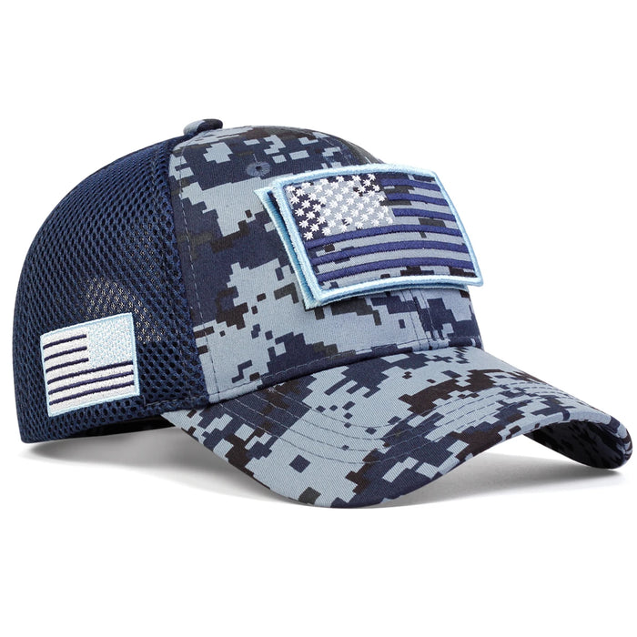 Usa Flag Baseball Cap Adjustable Sun Hat For Outdoor Activities
