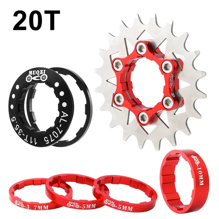 Single Speed Cassette Cog Conversion Kit 12 22T