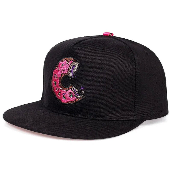 Adjustable Doughnut Embroidered Baseball Cap / Hat
