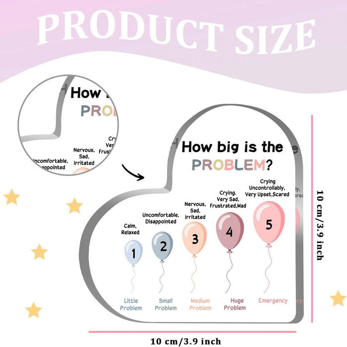 Therapy Affirmations Heart Acrylic Sign