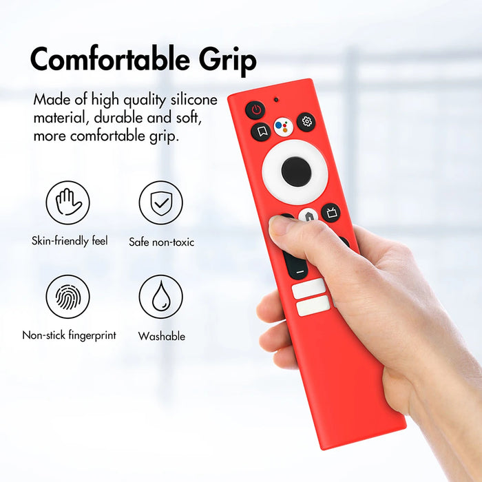 Silicone Tv Remote Controller Cover For Skyworth Tc9012 55Q20 Remote Protective Cover Anti-Slip Tv Remote Control Case Sleeve