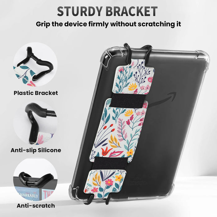 For 6-8 Inch Kindle Ereaders Fire Tablet-Kindle / Kobo / Voyaga / Lenovo / Sony E-Book Tablet High-Elasticity 2 Pack Security Hand Strap