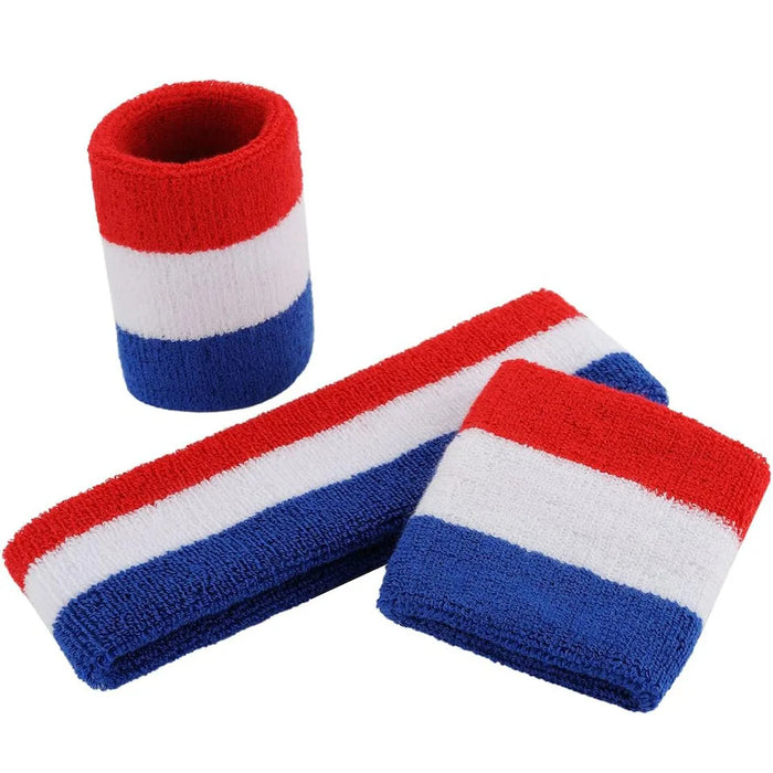 Men Sweat Band Set Ideal For Sports & Workouts