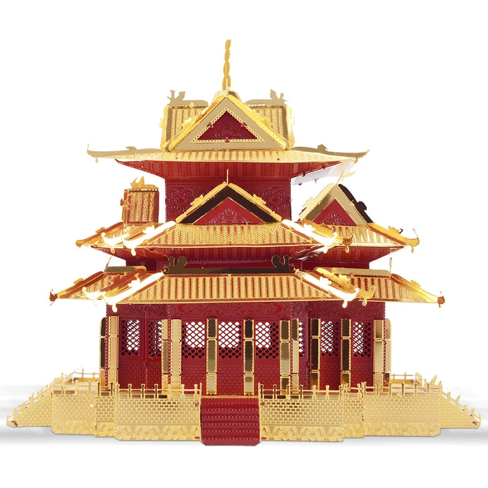 Diy 3D Metal Puzzle Forbidden City Watchtower Adult Gift