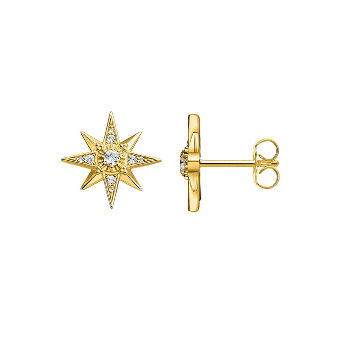 925 Sterling Silver Handcrafted Magic Star Earrings
