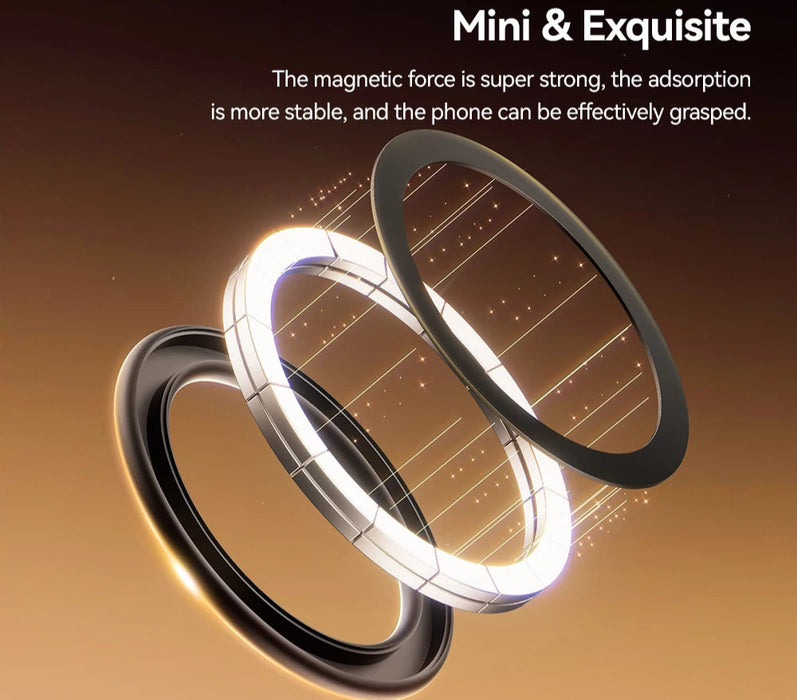 Magnetic Metal Ring For Magsafe Iphone 16 15 14Pro Android Phones Plate Sticker Rings For Magsafe Wireless Charger Stand