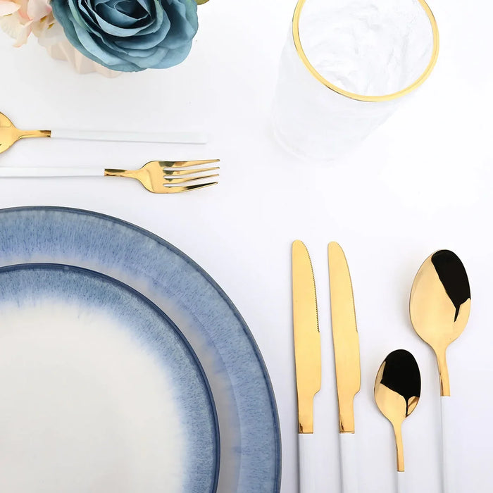 24 Piece Kitchen Flatware Set For Home Or Restaurant