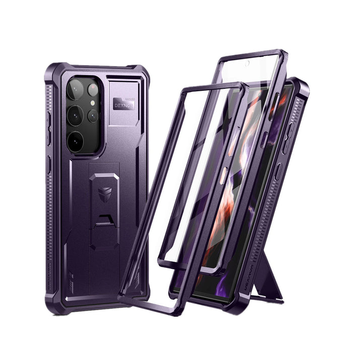 For Samsung Galaxy S23 Ultra Full Body Heavy Duty Military Grade Protection Case With Built-In Screen Protector And Kickstand