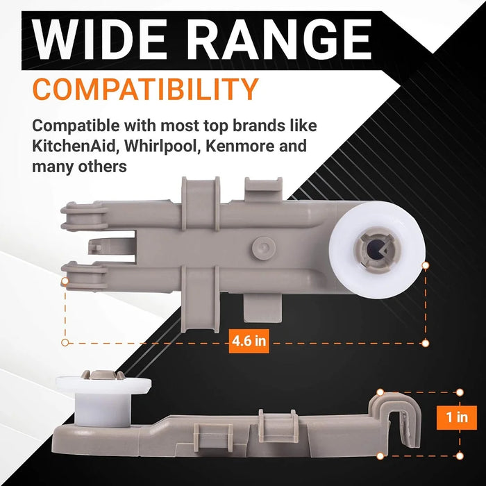 4 Pack 8268743 Dishwasher Upper Rack Wheel For Whirlpool Kenmore Kitchenaid Dishwashers Wp8268743 Wp8268743Vp Ap6012252