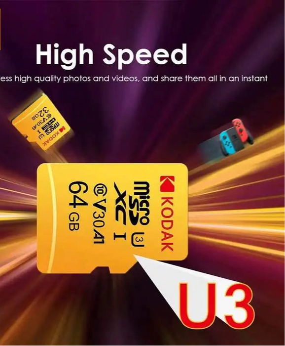 Kodak High Speed 256gb Micro Sd Card Class10 For Phone Camera