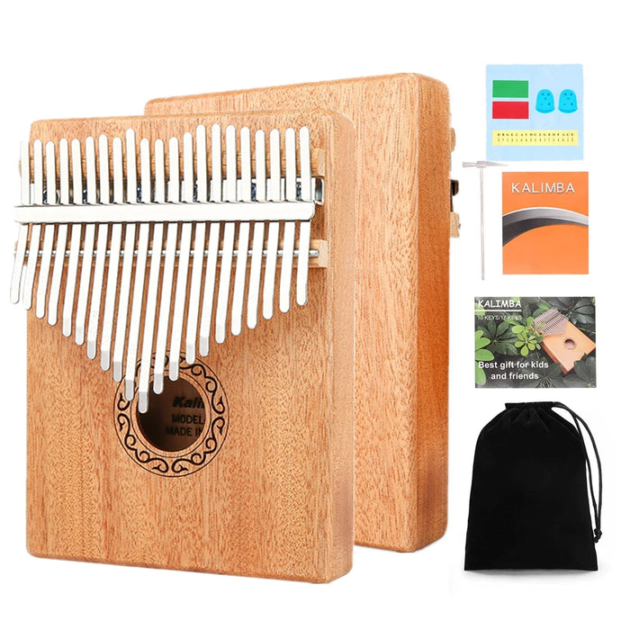 17 / 21 Key Solid Wood Kalimba Thumb Piano