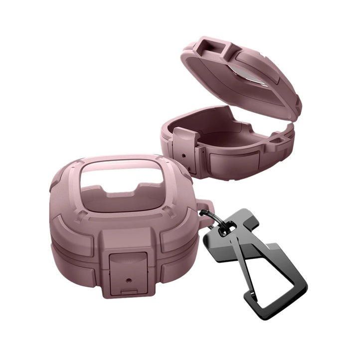 For Samsung Galaxy Buds Fe / Buds 2 Pro / Buds 2 / Buds Pro / Buds Rugged Bumper Shockproof Case With Secure Lock Keychain