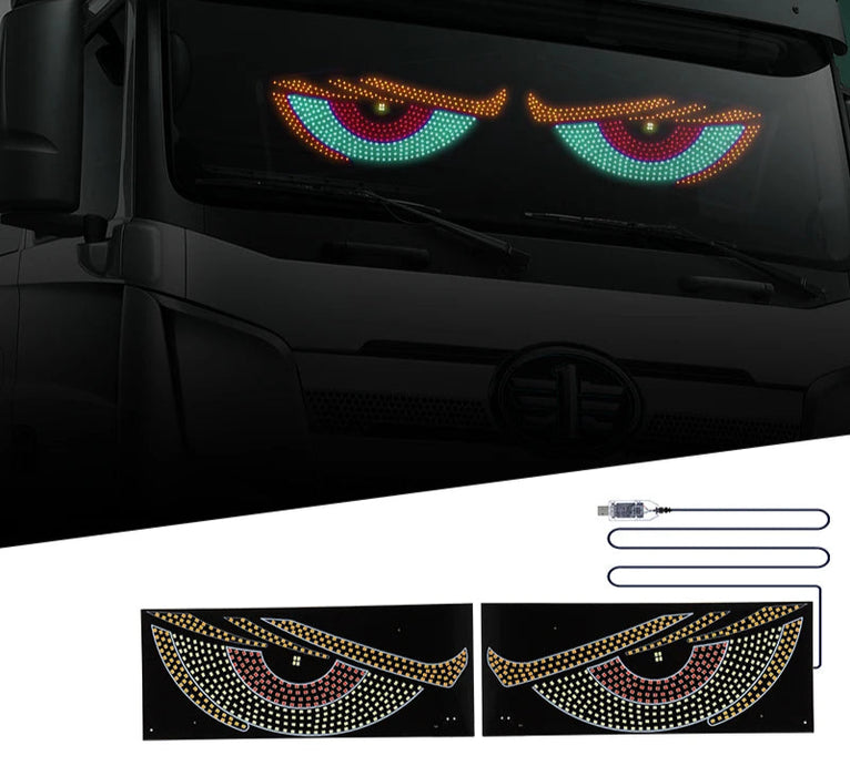Car Led Devil'S Eyes Atmosphere Strobe Lights Usb Plug-In