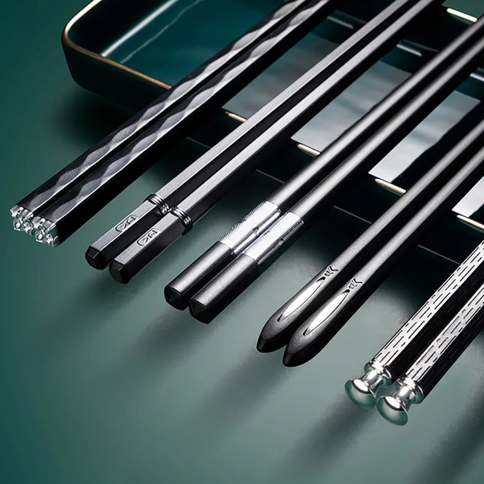 5 Pairs Non Slip Japanese Chopsticks For Sushi