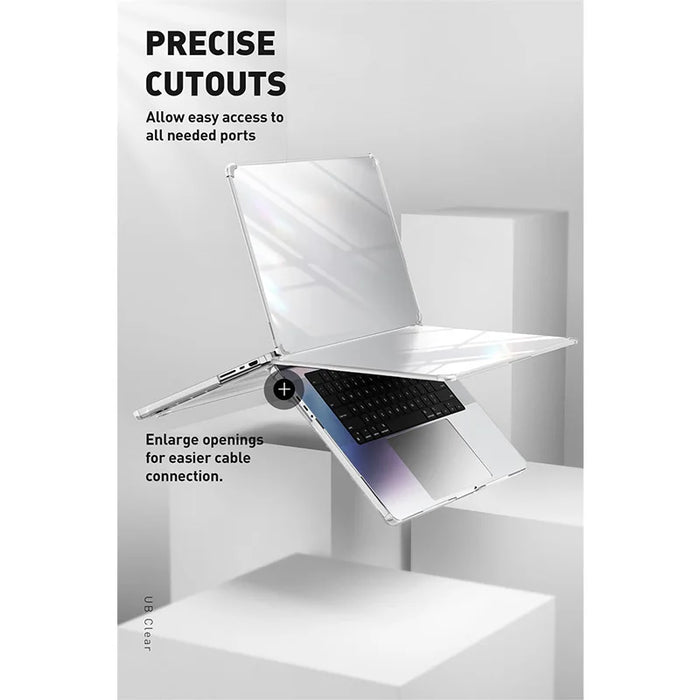 For Macbook Pro 16 Inch 2024 2021 M1 / M2 / M3 / M4 Slim Design With Touch Id Clear Protective Case
