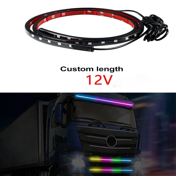 Rgb Drl Brake Warning Driving Lamp Bar 12V Led