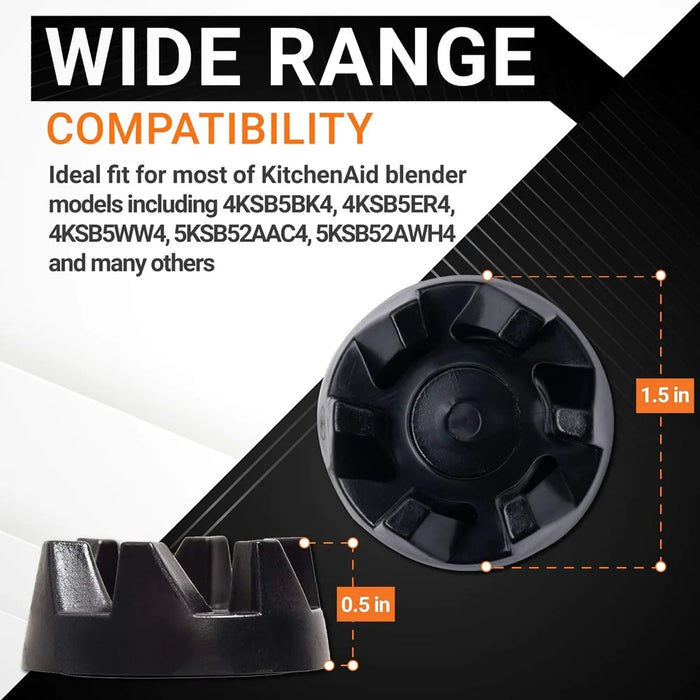 2 Pieces 9704230 Blender Drive Coupling For Kitchenaid Ksb5Wh Ksb5 Ksb3 Blenders Wp9704230Vp Wp9704230 Ap6013694