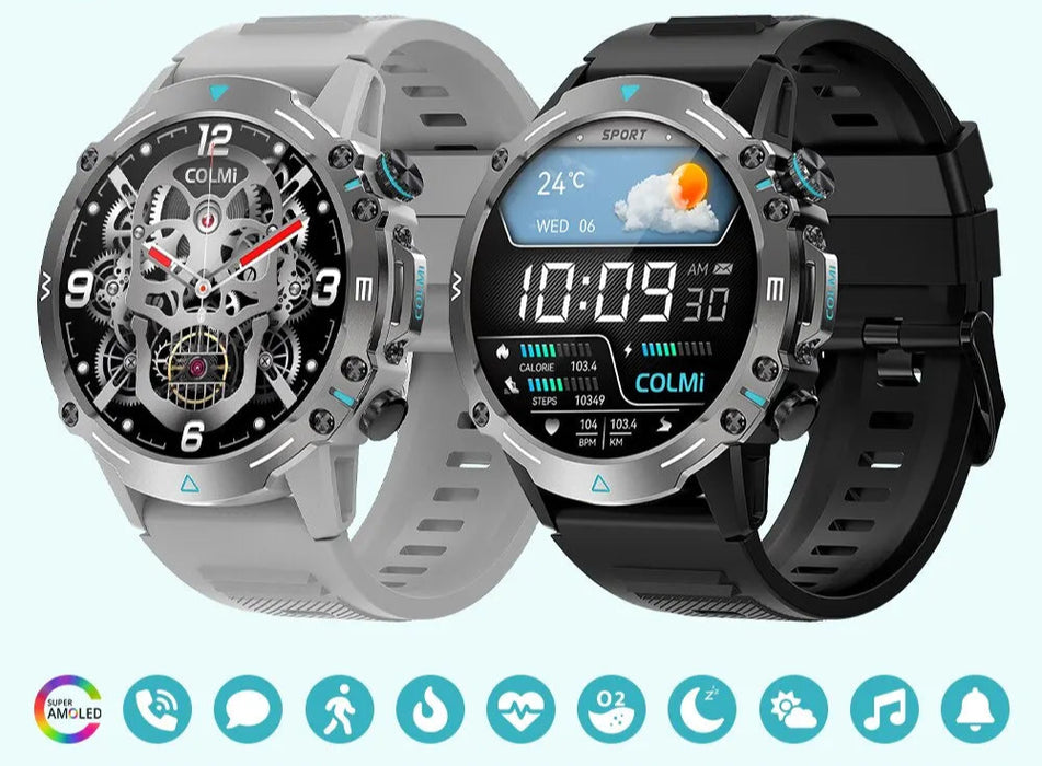 Unisex 1.43 Inch Amoled Smartwatch - 100 Sports Modes