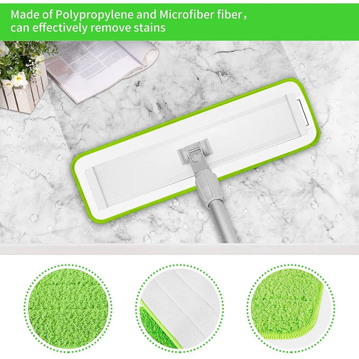 Mop Pads For Bona Turbo Microfiber Cleaning Pads Reusable Washable 18 Inch 4 Pack