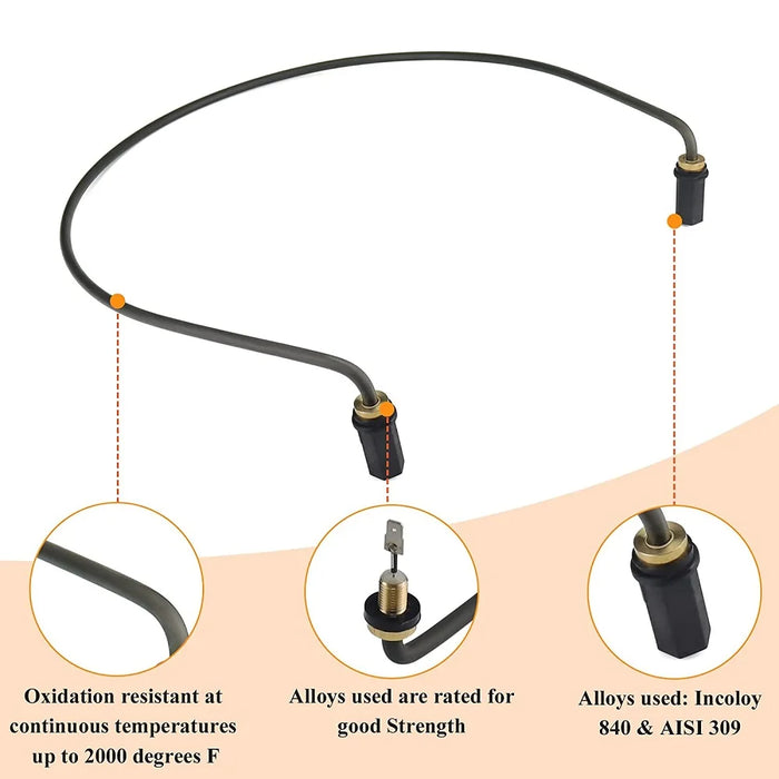 W10518394 Ap5690151 Dishwasher Heating Element Compatible With Kenmore Whirlpool Kitchen-Aid Dishwasher Ps8260087 W10518394Vp