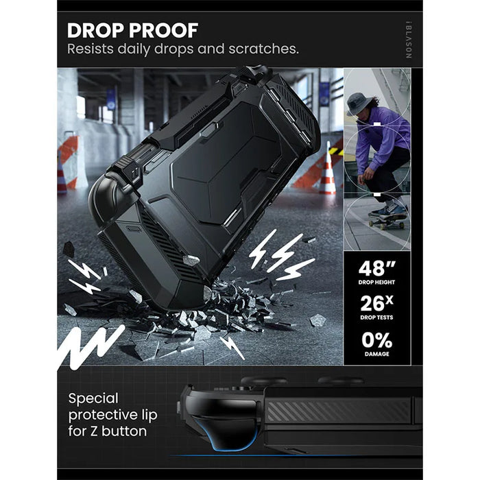 For Nintendo Switch 2 Case With Stand Matrix Dockable Comfortable Ergonomic Grip Protective Bumper Case