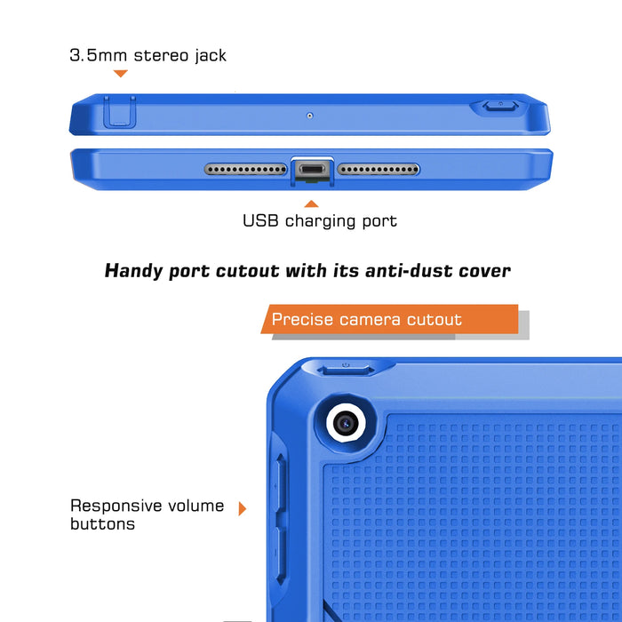 For 2018 / 2017 Ipad 9.7 6Th / 5Th Generation Heavy Duty Shockproof Full Body Rugged Hybrid Case With Built-In Screen