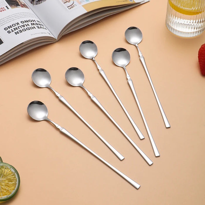 4 / 6 / 12 Piece Stainless Steel Ice Scoop Set For Hotel Restaurant Kitchen