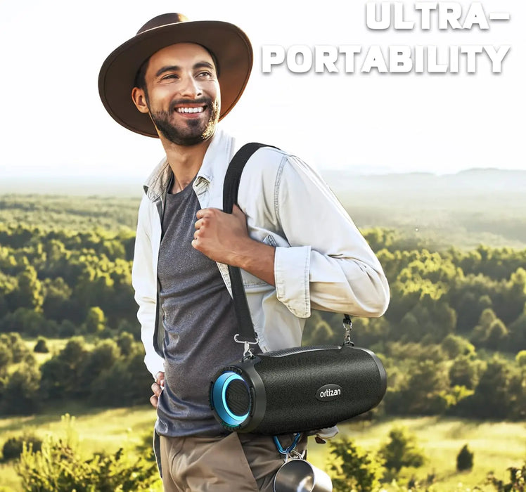 Portable Bluetooth Speaker 80W Bass Subwoofer Outdoor Use