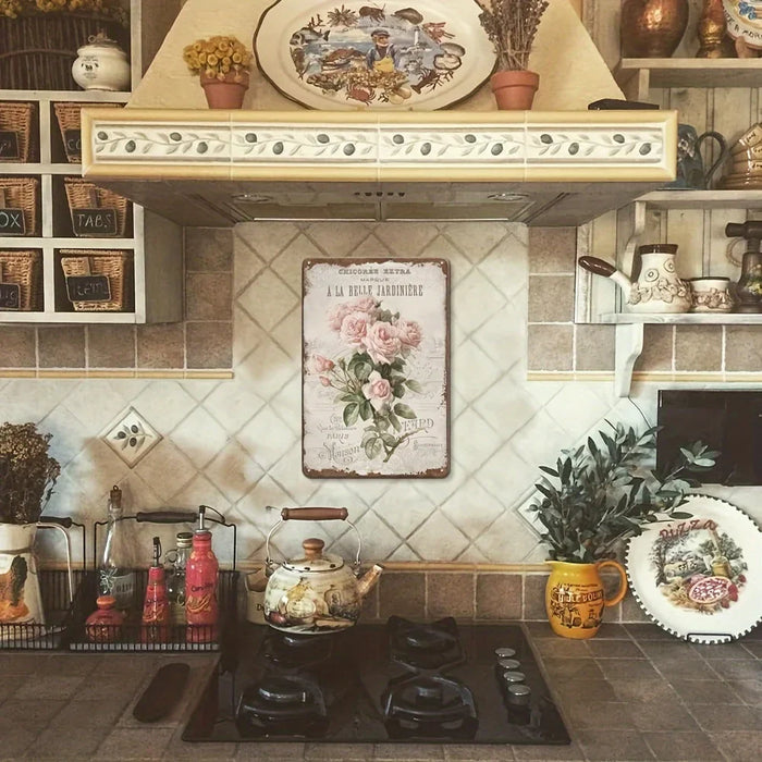 French Rose Shabby Chic Wall Decor For Home Or Garden