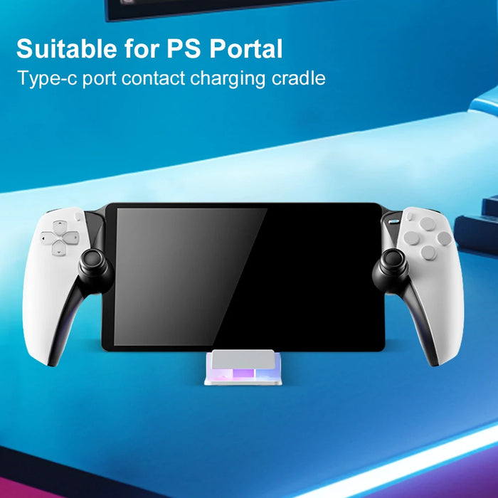 For Playstation Portal Charging Dock Station Console Rgb Handheld Stand Holder Charger Base Holder For Ps Portal Accessories