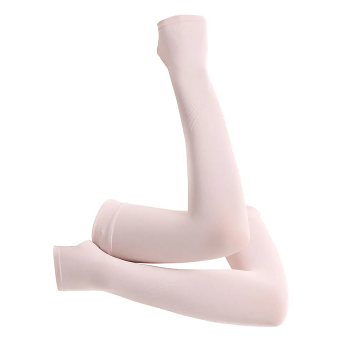 Pair of Sun Protection Arm Covers Cool Anti Uv Sleeves For Outdoor Activities