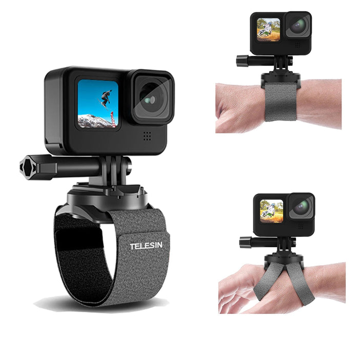 360 Degree Rotation Wrist Strap For Gopro Hero & Insta360 Action Cameras