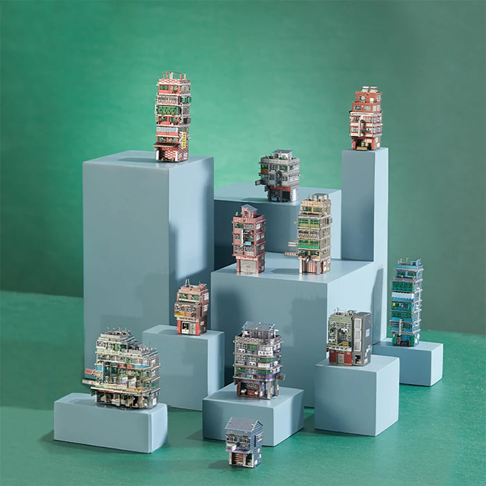 11 Piece 3D Metal Village Puzzles For Adults