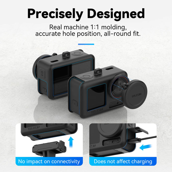 Soft Silicone Case For Dji Osmo Action Drop Proof & Protective