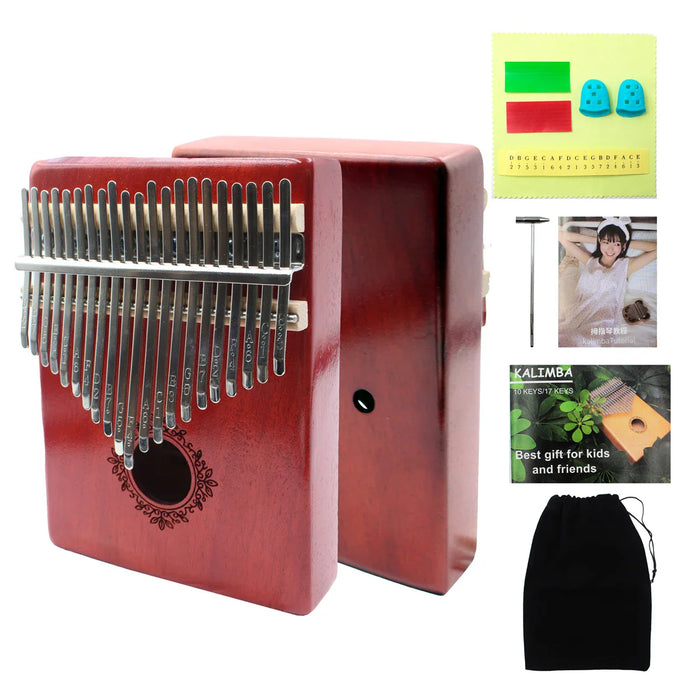 17 / 21 Key Solid Wood Kalimba Thumb Piano