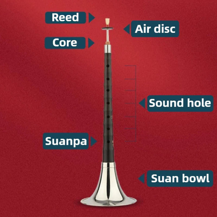 Traditional Ebony Suona Set For Children