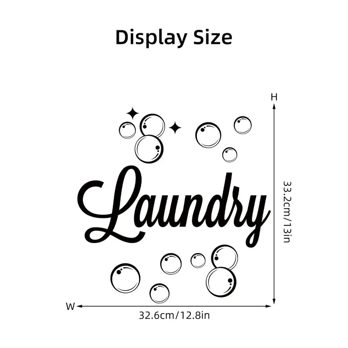 Laundry Room Wall Stickers Home Decor Decals