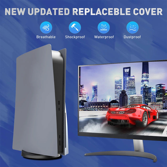 30Th Anniversary Plates For Ps5 Replacement Faceplate Shell Anti-Scratch Face Plate Console Cover For Ps5 Disc / Digital Edition