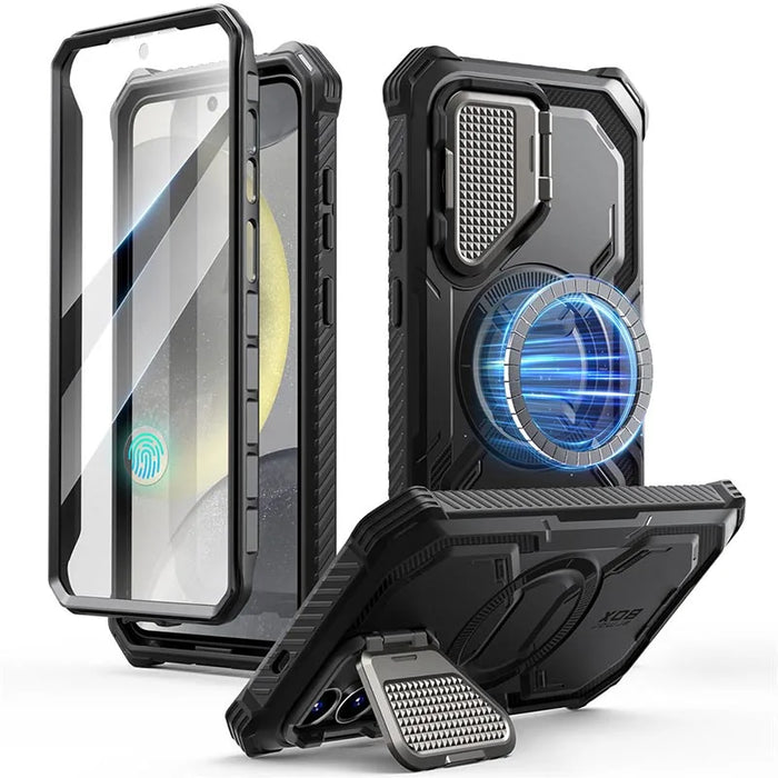 For Samsung Galaxy S25 Plus 2025 6.7 Inch Armorbox Rugged Case With Built-In Screen Protector