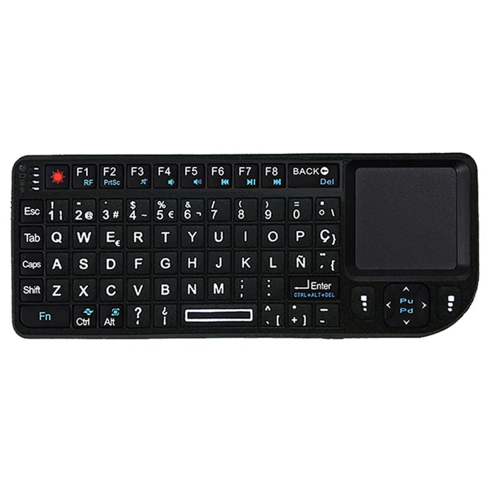 2.4G Mini Wireless Keyboard A8 - 7 Colour Backlit Touchpad Air Mouse For Android Tv Box