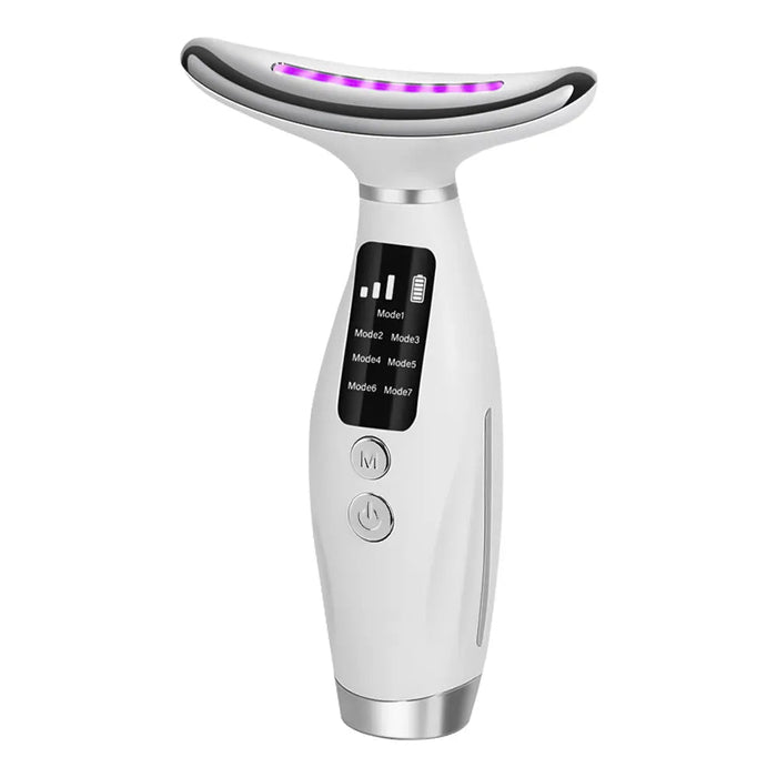 7 Color Led Neck Beauty Device For Facial Lifting And Skincare
