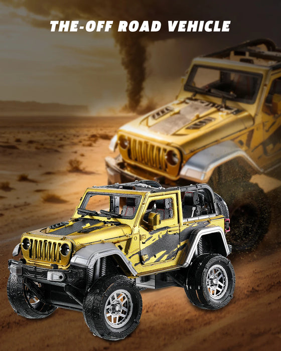 3D Metal Off Road Vehicle Puzzle Kit For Adult Diy Crafts