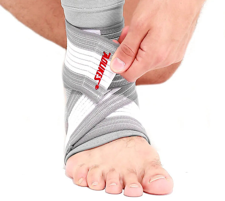 Sports Ankle Strain Wrap Elastic Support Brace For Fitness & Running