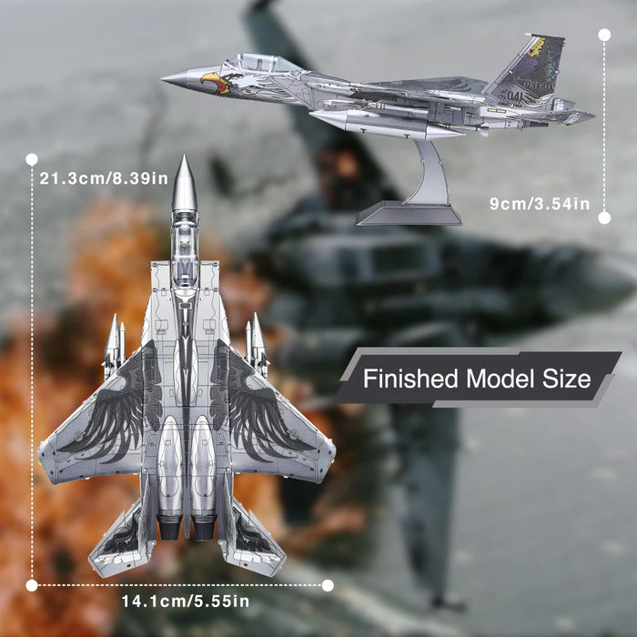 Adult Diy Fighter Aircraft Puzzle Kit F 15 Fighter Model