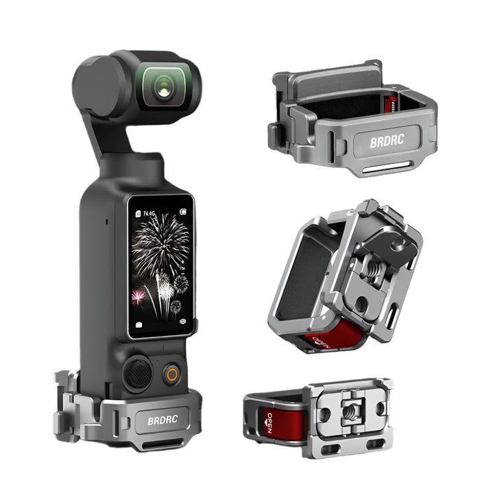 Extension Frame For Dji Osmo Pocket 3 Camera Expansion Bracket Desktop Mount Base With 1 / 4 Screw Hole Cold Shoe Adapter Bracket