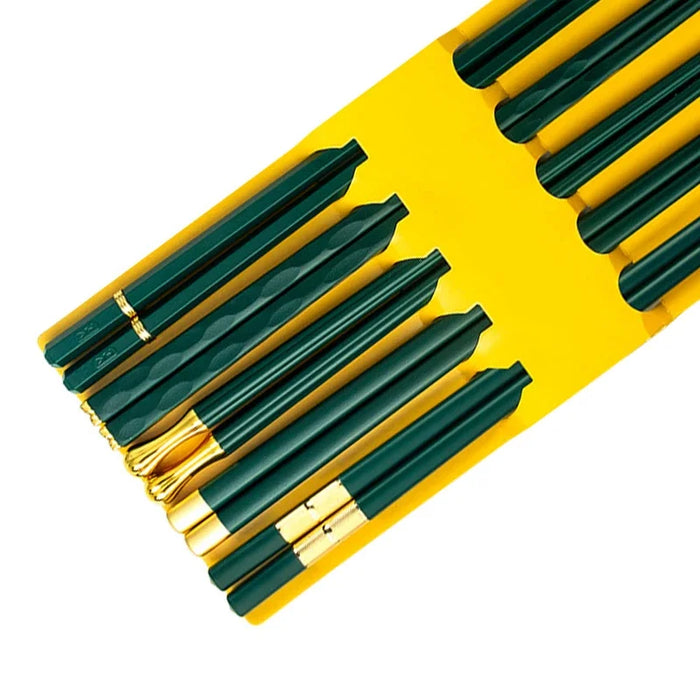 5 Pairs Reusable Chopsticks For Sushi Noodles And More