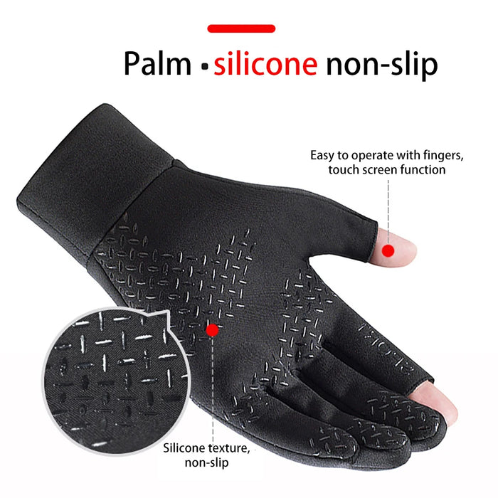 Anti Slip Winter Fishing Gloves