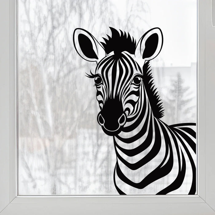 Adorable Zebra Wall Decals For Living Room Decor