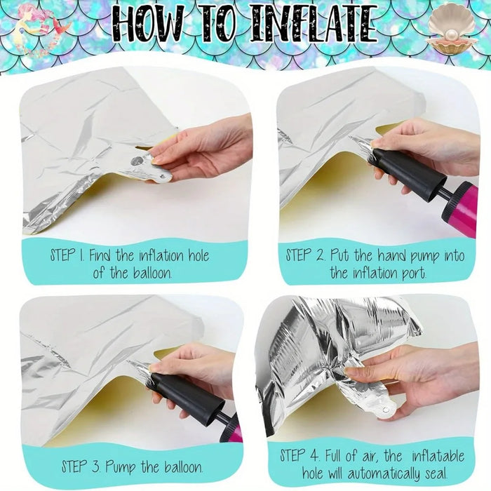 102Pcs Mermaid Balloon Wreath Arch Kit For Wedding Engagements Birthdays Anniversaries - Indoor And Outdoor Party Decorations